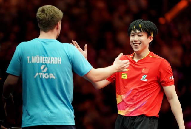 九游体育-国乒包揽重庆冠军赛女单四强 王楚钦将迎张本智和